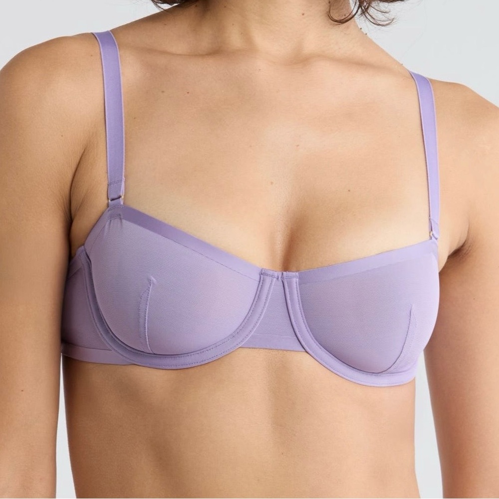 NWT CUUP Balconette Underwire Mesh Bra 32DD/32E